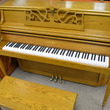 2000 Charles R Walter oak console piano - Upright - Console Pianos